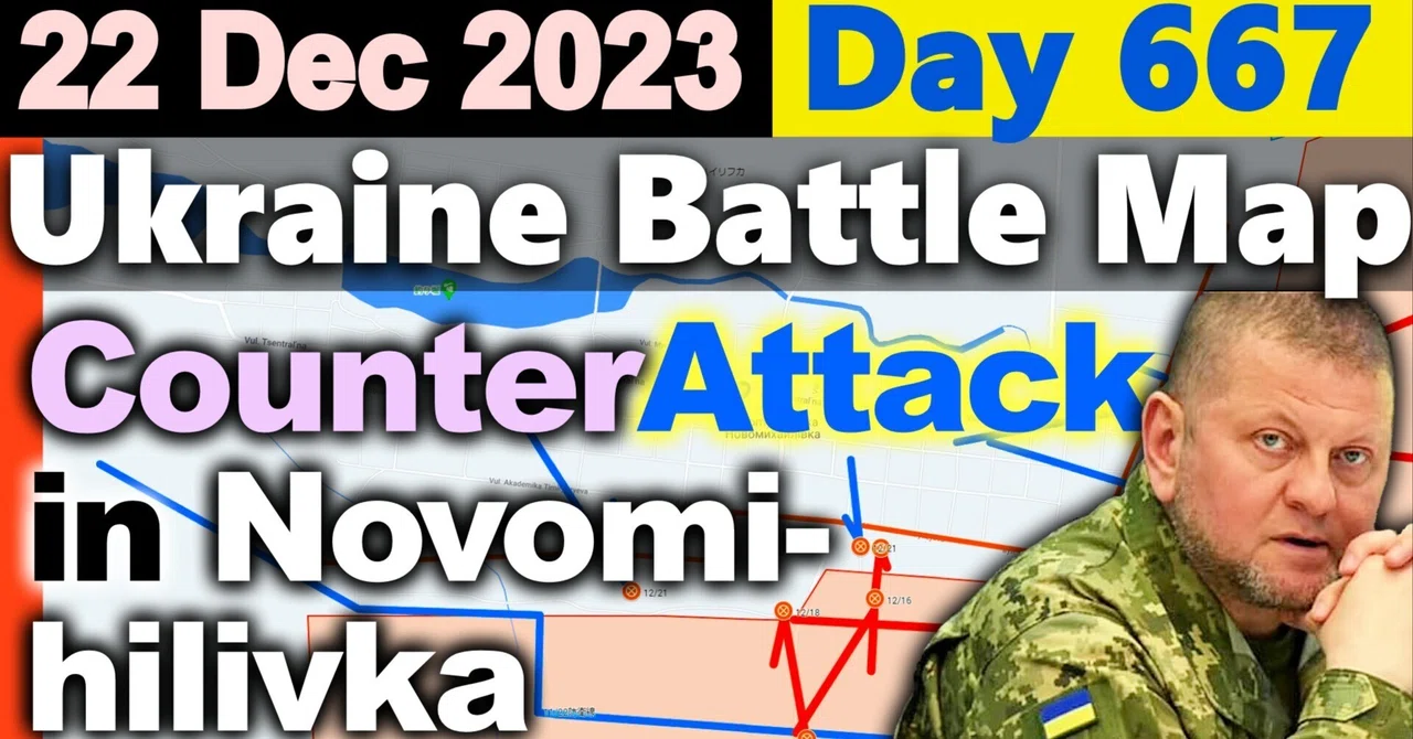 Day 667 [Ukraine War Map] Novomihilivka, Russia heavy attack vs Ukraine ...