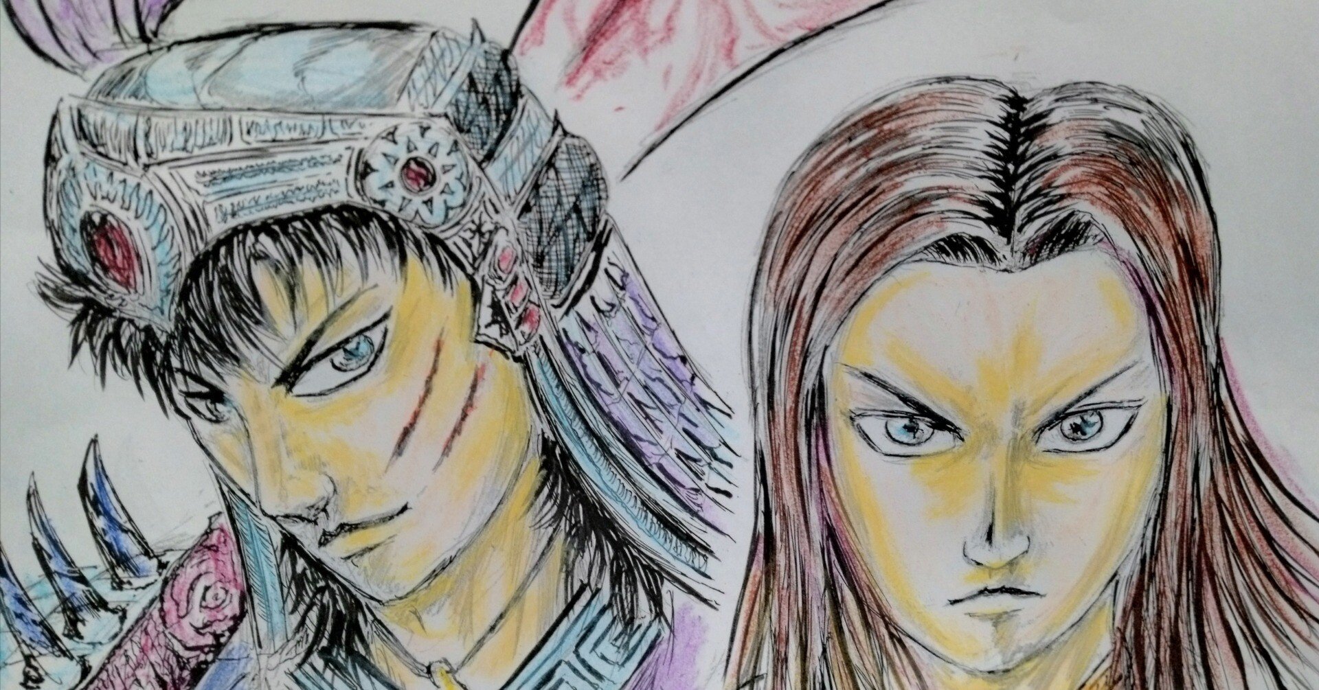 キングダム、李信将軍の兜、こんな感じにしました。｜kouichi.M