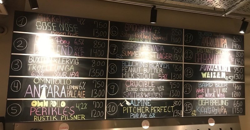 下北沢にできたクラフトビールバー Haruna Oda Note