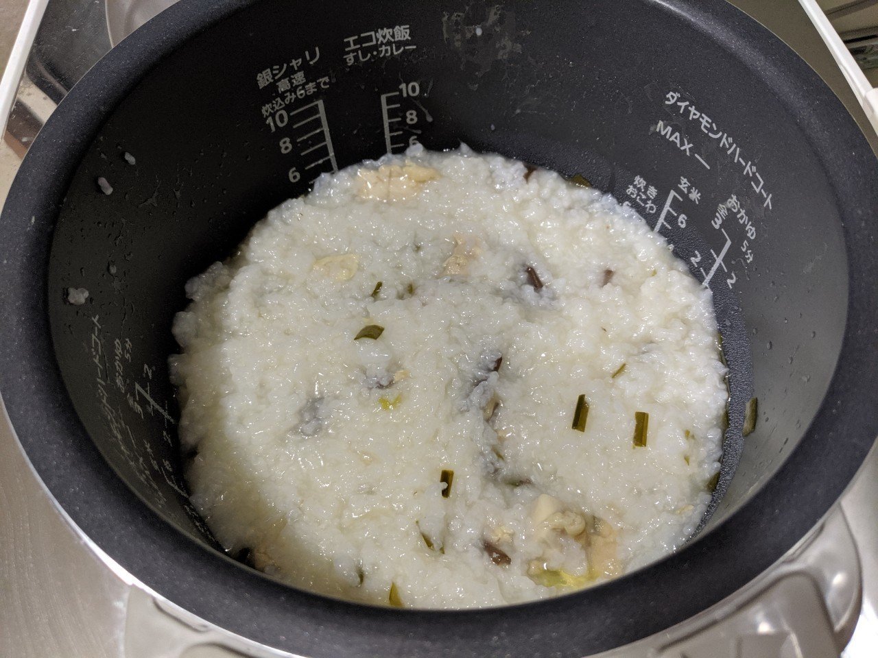 風邪に効く中華粥を作ったら離乳食としても良かった Dora E M Note