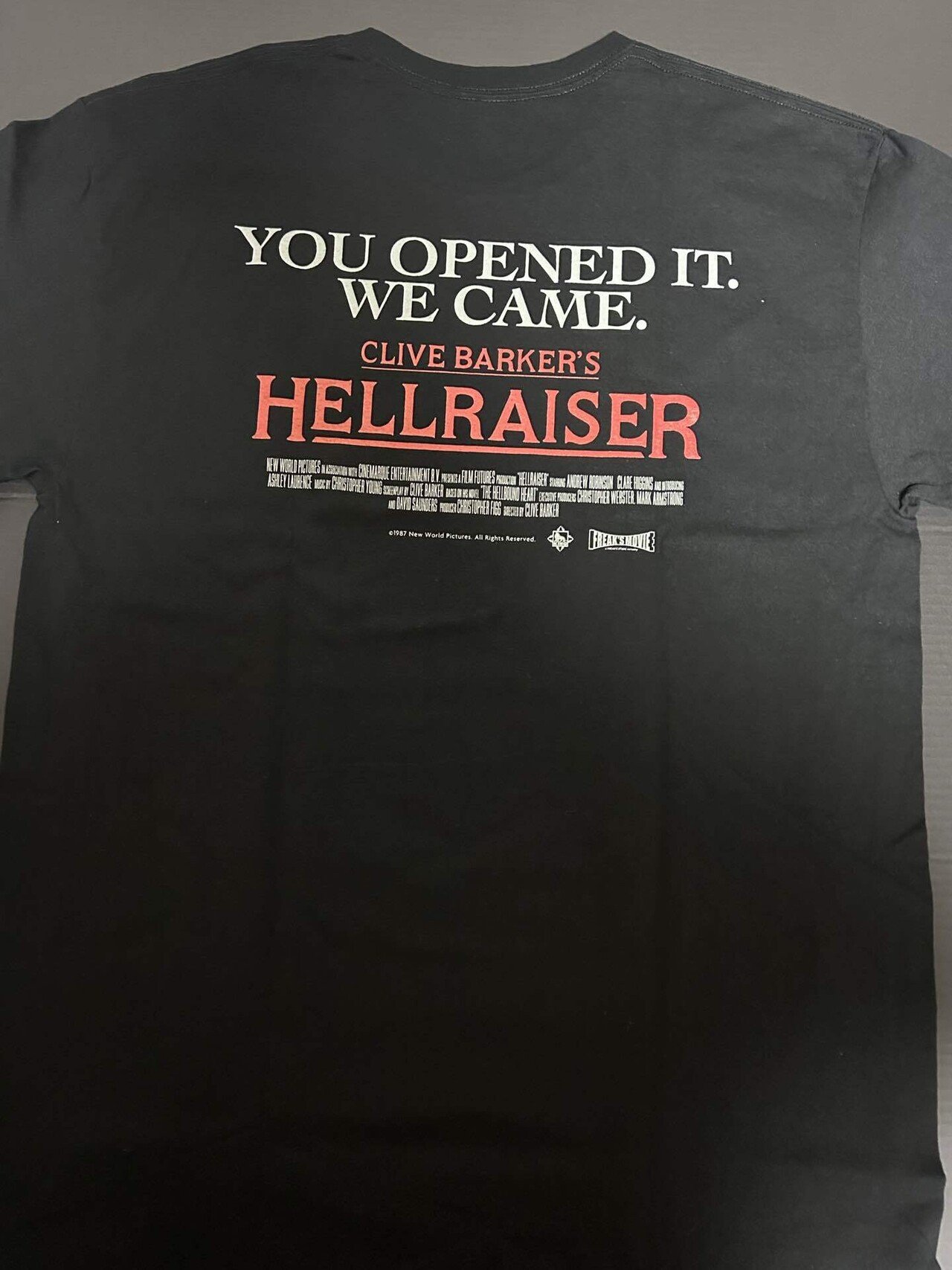 ヘルレイザー3 長袖Tシャツ 黒 ピンヘッド ムービーT 映画T ヘルレイザー3 Tシャツ 黒 ピンヘッド ホラー映画 ムービーT