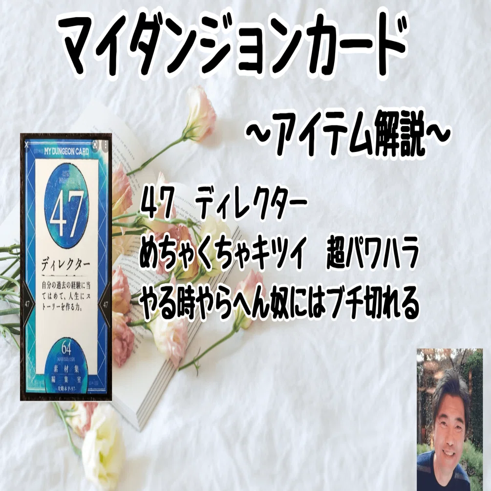 マイダンジョンカード アイテム解説動画「47 ディレクター」｜ぱや