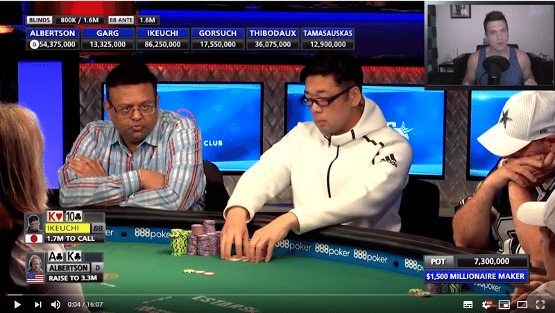 ひゃっほうさんのハンド分析 Million Dollar Mistake Insane Poker Hand By Doug Polk 意訳 エルキー 엘키 Note