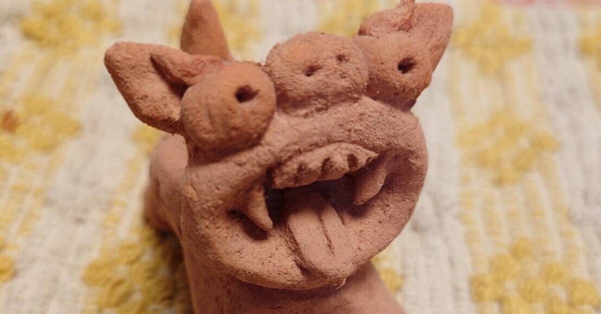 俺が修学旅行の時に作ったシーサー