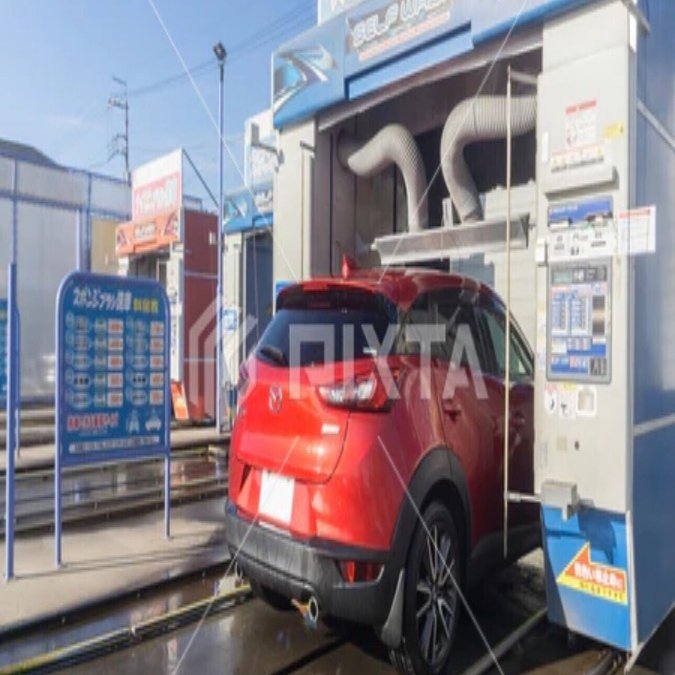 年末なのでセルフ洗車機がスゲー混んでますね😓｜たくや