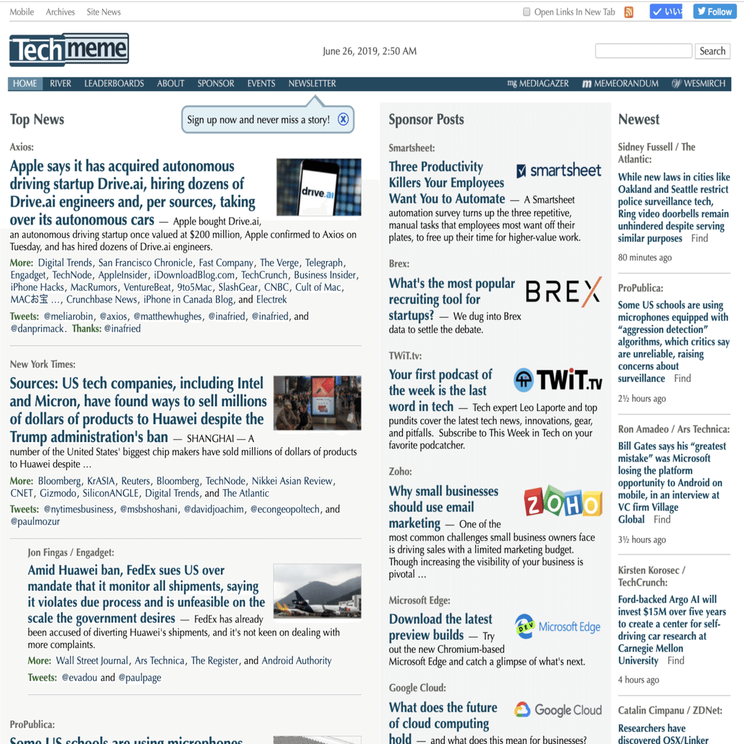 シリコンバレーのテック・コミュニティ3万人が毎日聴くポッドキャスト〜「Techmeme Ride Home」｜市川裕康 (メディアコンサルタント）