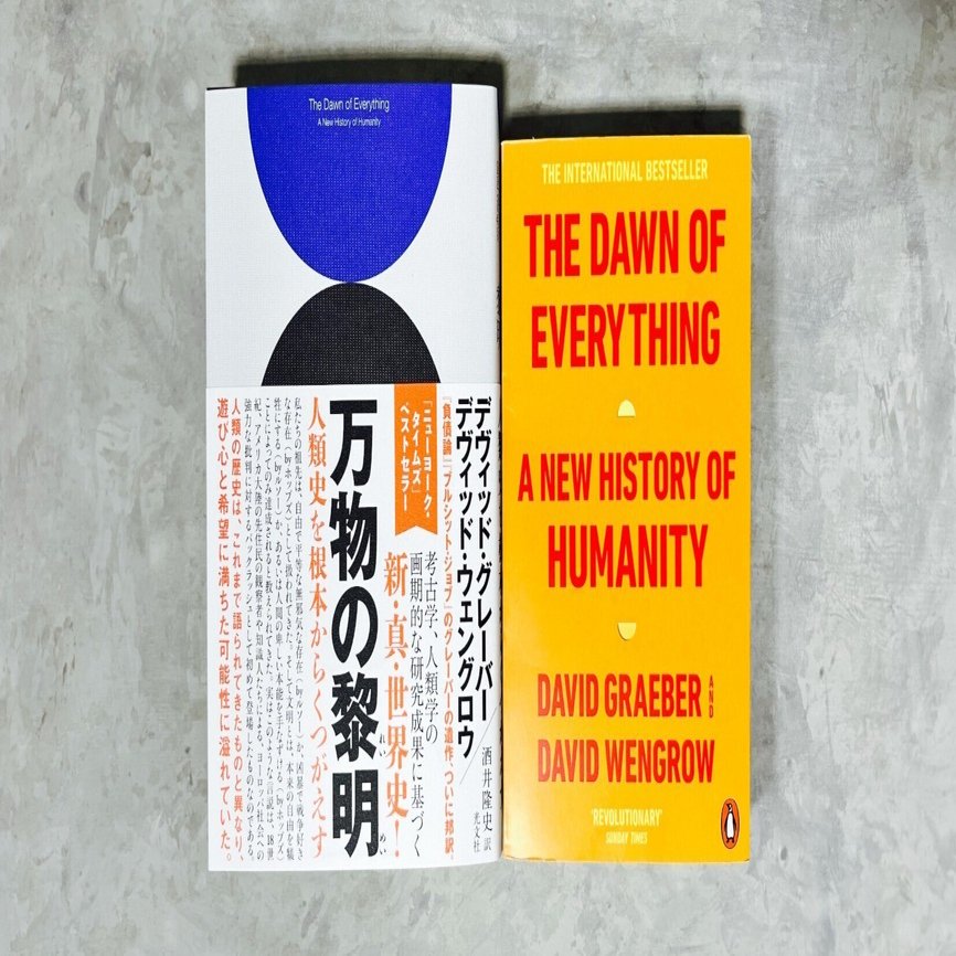 D.グレーバー、D.ウェングロウ著、酒井隆史訳『万物の黎明 人類史を