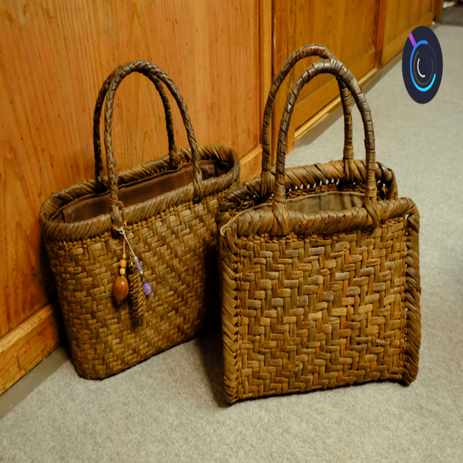 会津工人祭り 購入 山葡萄 小物入れ セカンドバッグ クラッチ 奥会津で