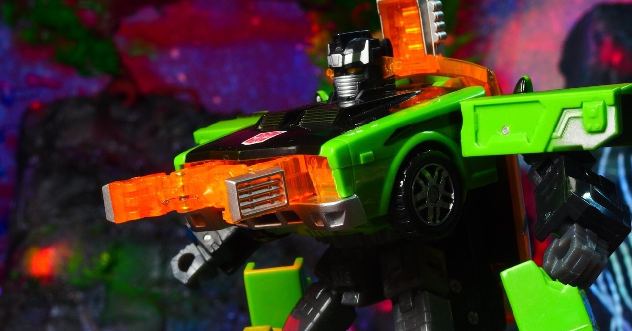 変形ロボ][アメトイ]ジオラマ玩具レビュー351 ダウンシフト