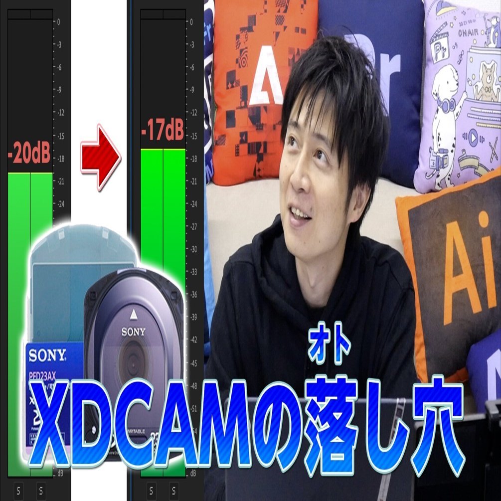 Premiere Proで読み込んで書き出すだけで音レベルが変わっちゃう