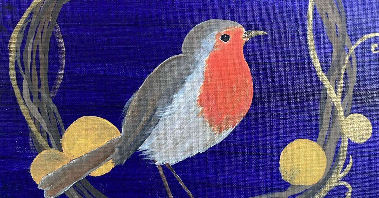 鳥の話｜Robin｜イギリスの愛され鳥｜夜と街