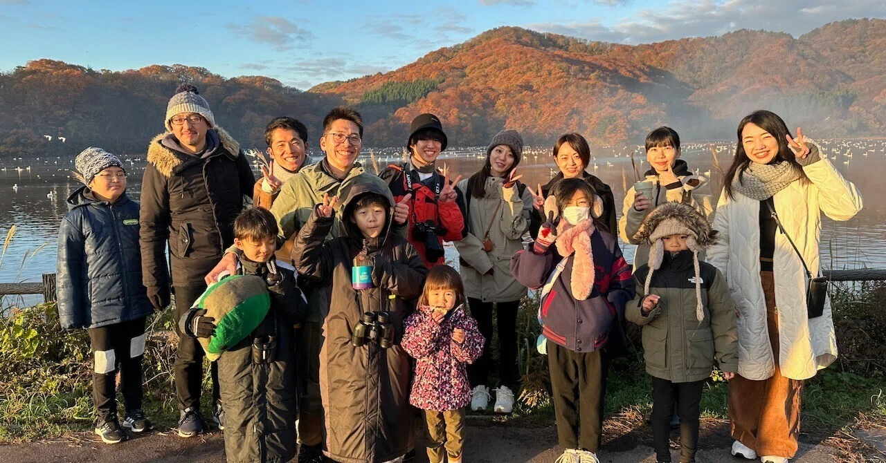 みんなで白鳥観察 再発見した地域の魅力｜長岡太郎 | 庄内から希望を