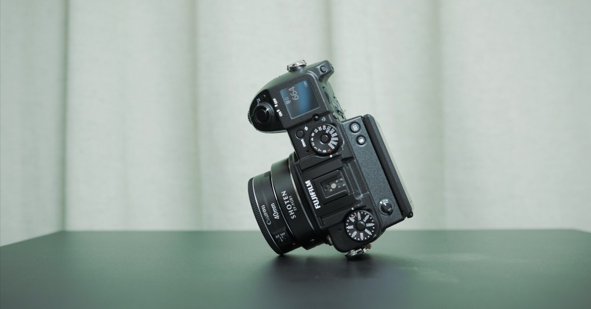 レビュー】中判パンケーキ Canon EF 40mm F2.8 STMをGFXで使う