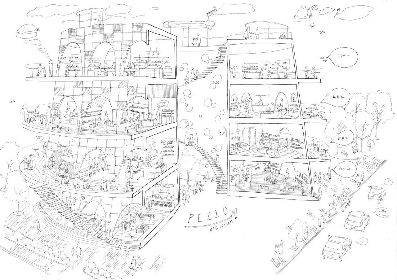 Pezzo イラスト Digdesign 建築 設計 イラスト Note Pezzo イラスト Digdesign 建築 設計 イラスト Note