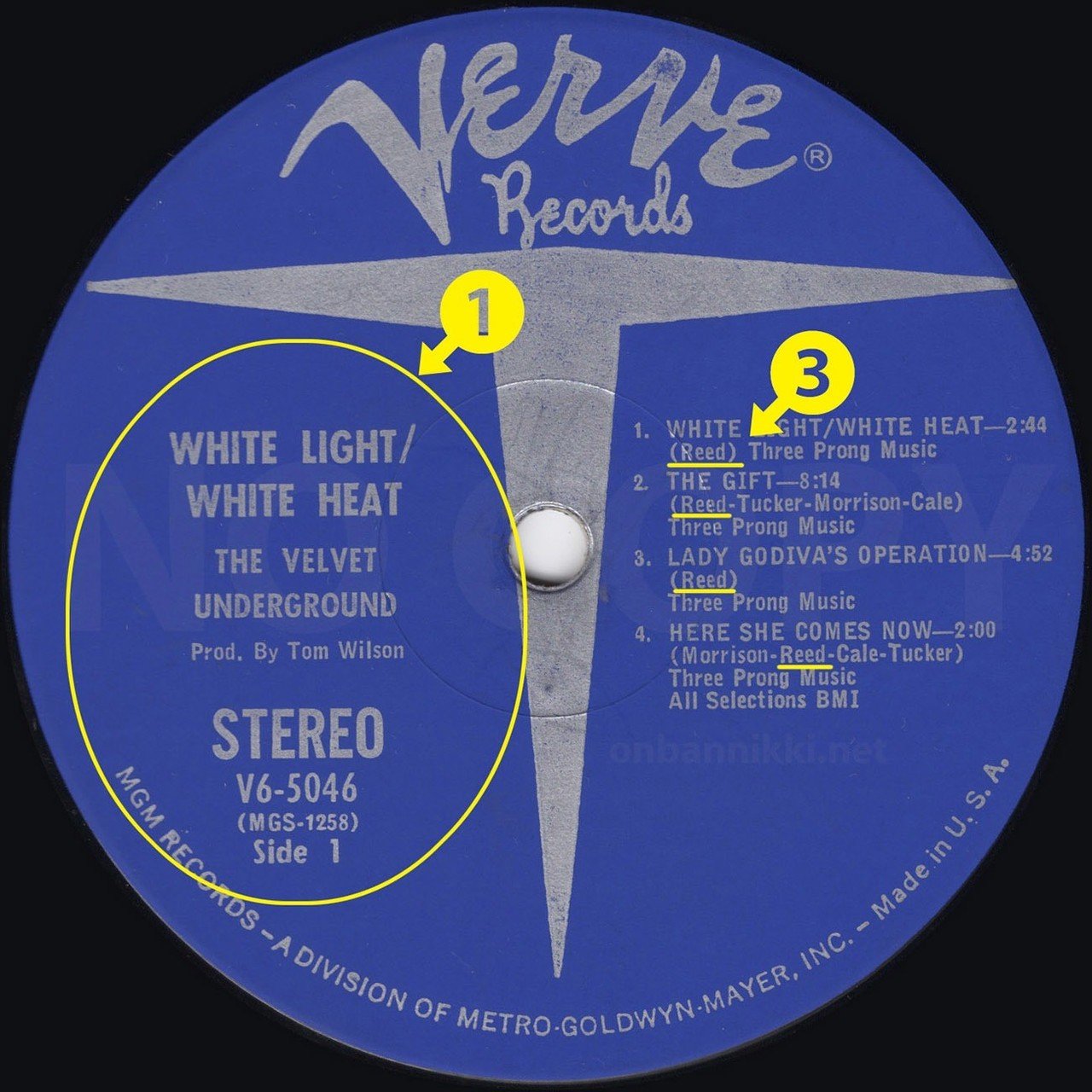White Light / White Heat ラベルの違い - Verve USオリジナル盤周辺