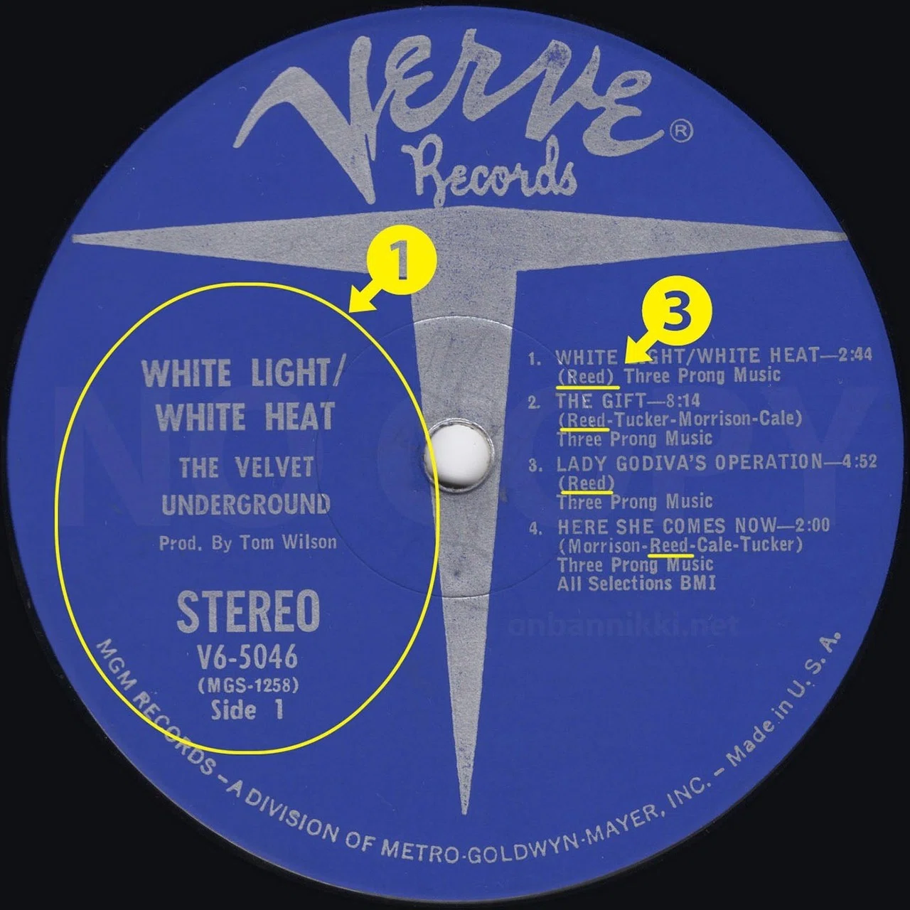 White Light / White Heat ラベルの違い - Verve USオリジナル盤周辺 