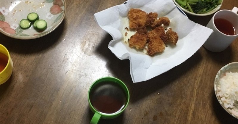 夕食でふと感じた家族の在り方。（そぼくな家の場合）