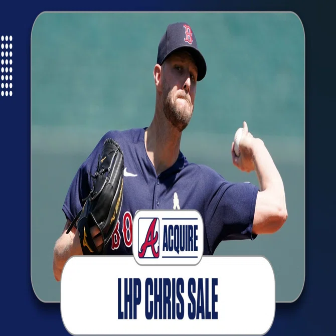 Ｈ*様 MLBボブルヘッド、クリス・セール、アトランタ・ブレーブス、サイ・ヤング H*様 MLBボブルヘッド、クリス・セール、アトランタ・ブレーブス
