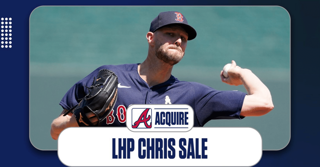 激震トレード】ブレーブス、クリス・セール獲得！｜ハーノ(アトランタ