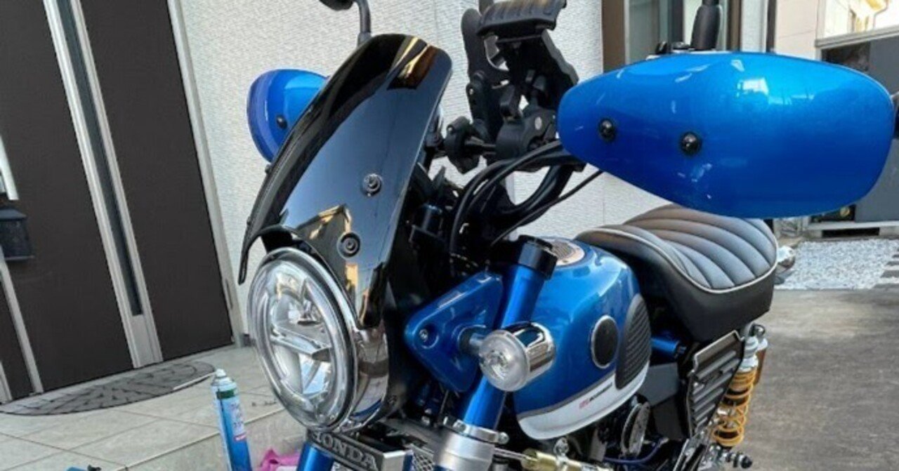 モンキー タンク 燃料ガソリンタンク 5L 青 社外新品 5Lモンキー 社外タンク