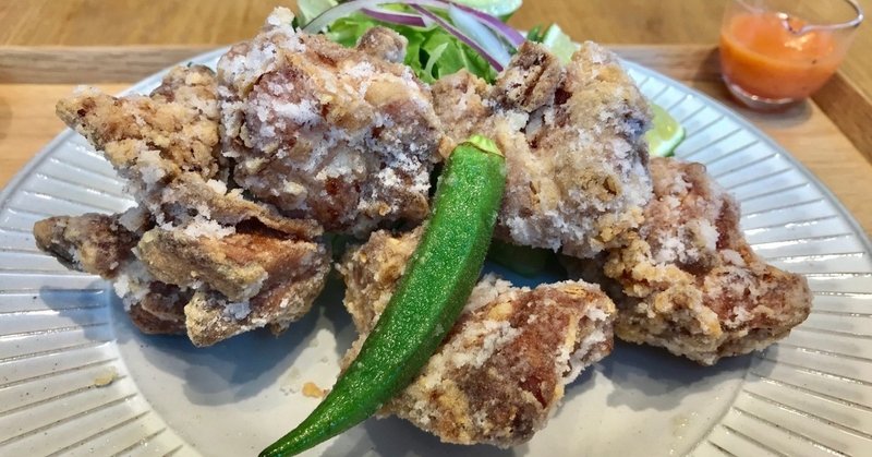 小器食堂で唐揚げ定食