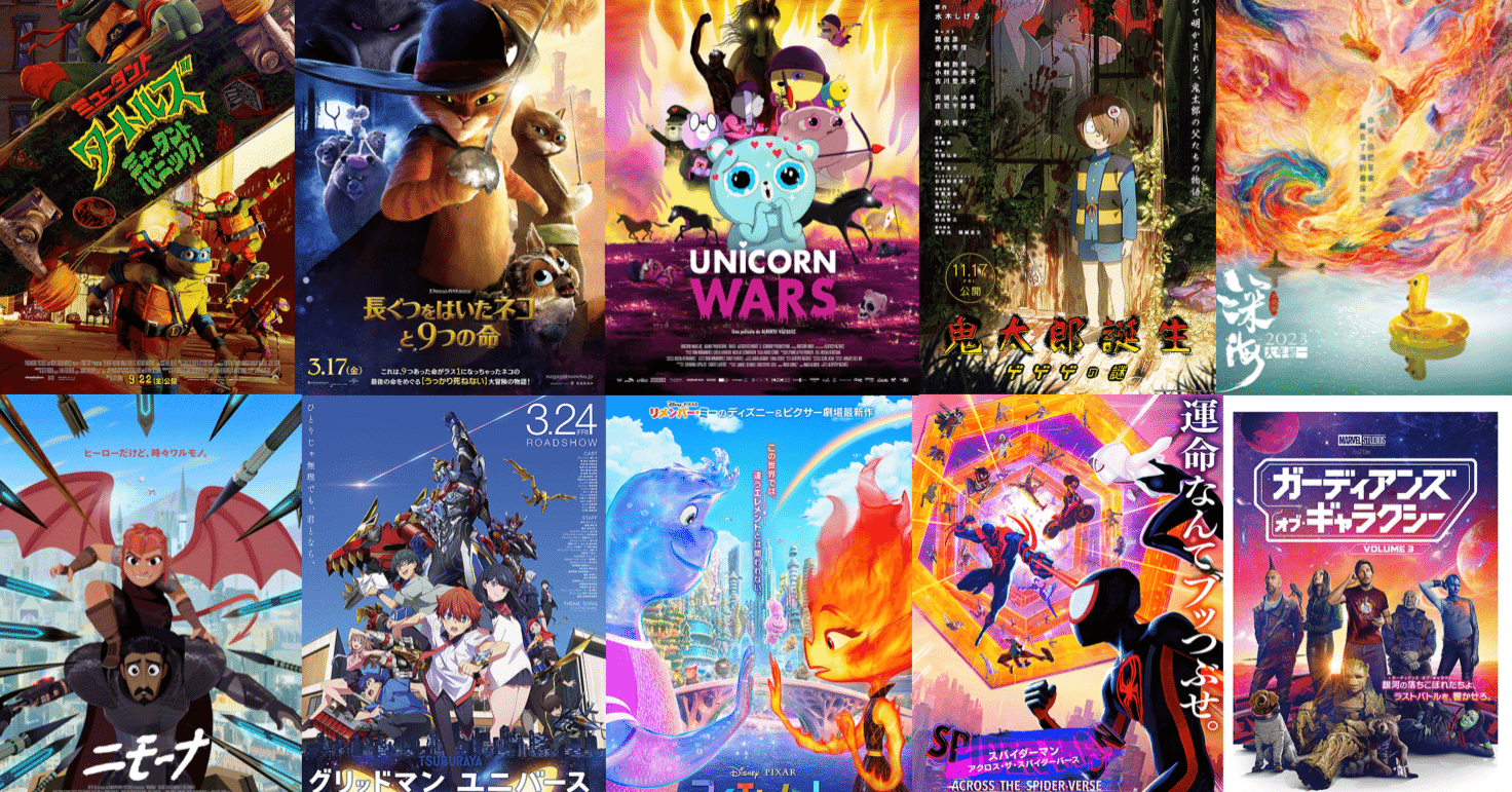 2023年鑑賞映画ランキングベスト101｜ネジムラ89 / アニメ映画ライター