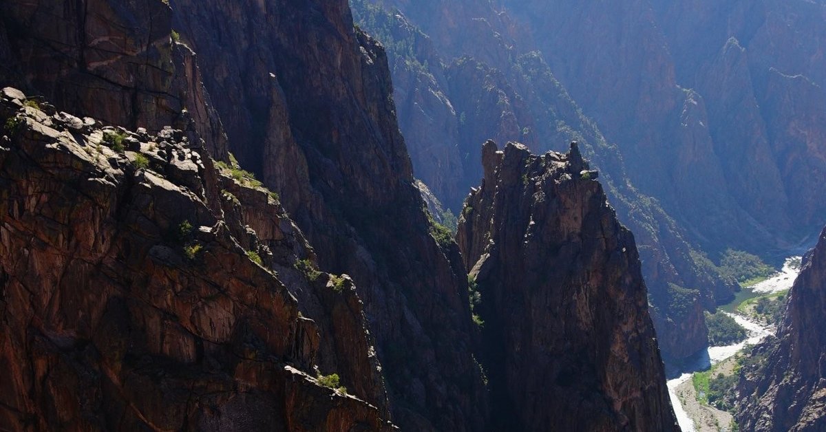 アメリカで出会った100の光景 No.28（大自然の絶景）水墨画の