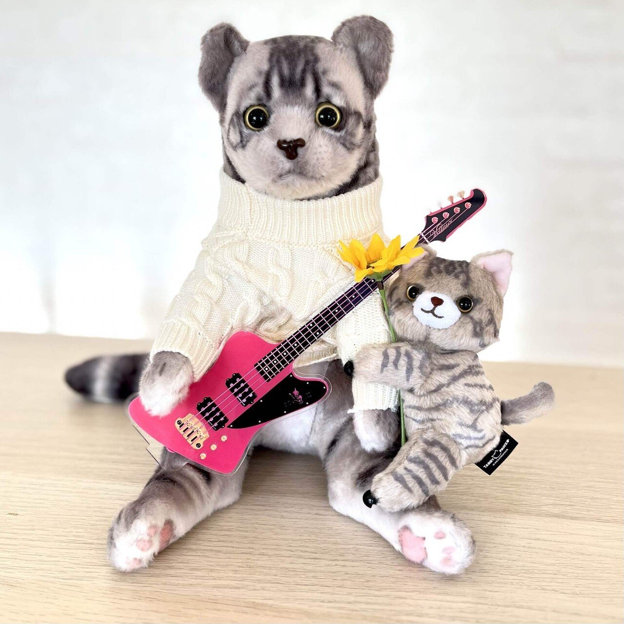 よしむね　超レア　むちゃちゃ　猫柄スカンツ 柄シャツ お昼寝猫さんシリーズ 胸ポケット刺繍シャツ 猫柄