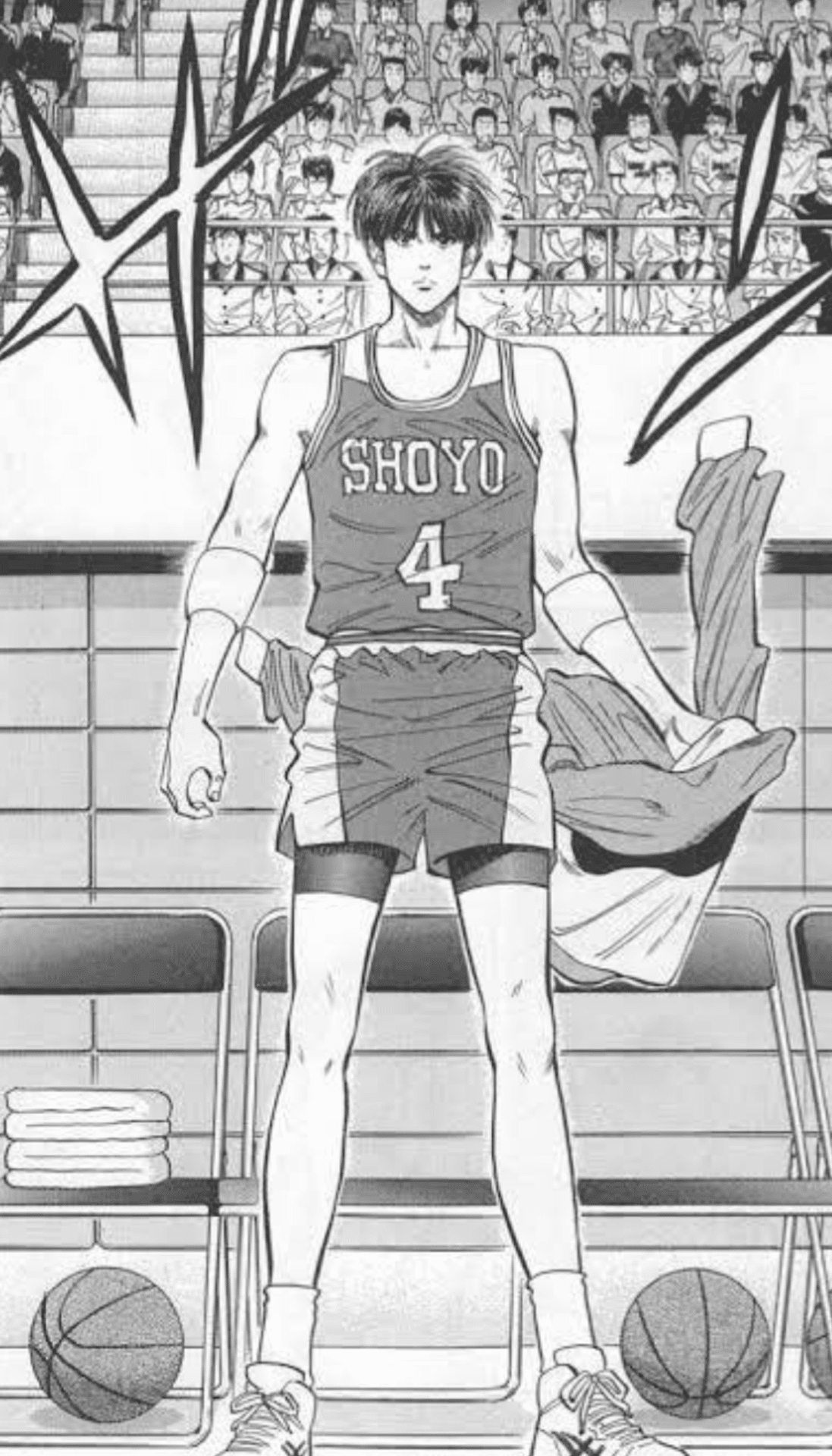 スラムダンク」翔陽高校 藤真背景付セル画