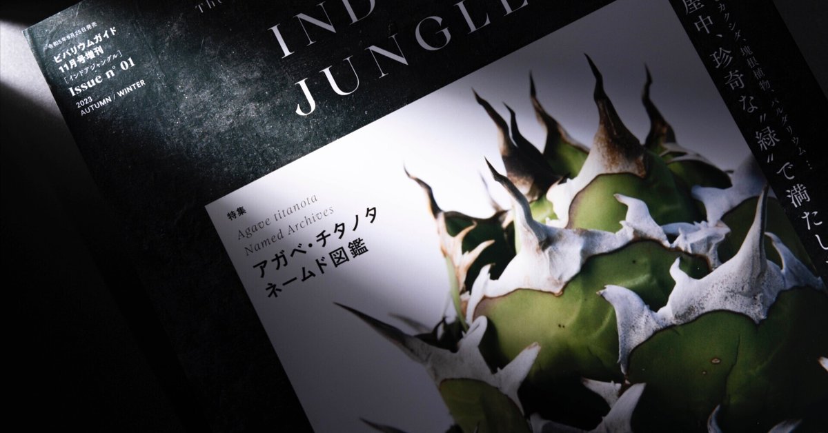INDOOR JUNGLE アガベ・チタノタ ネームド図鑑 2