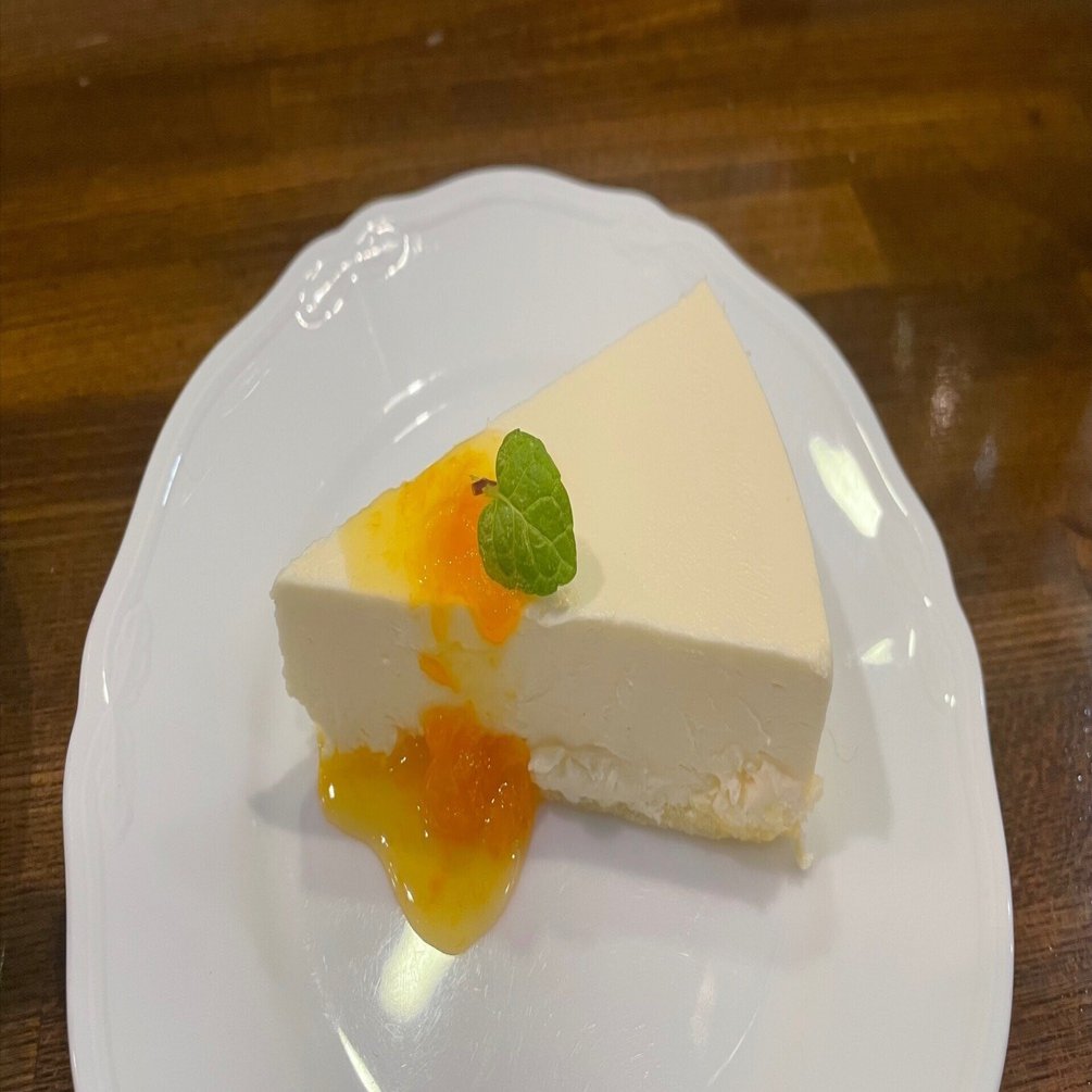 飲みやすいコーヒーとさっぱりしたレアチーズケーキ【雫ノ香珈琲