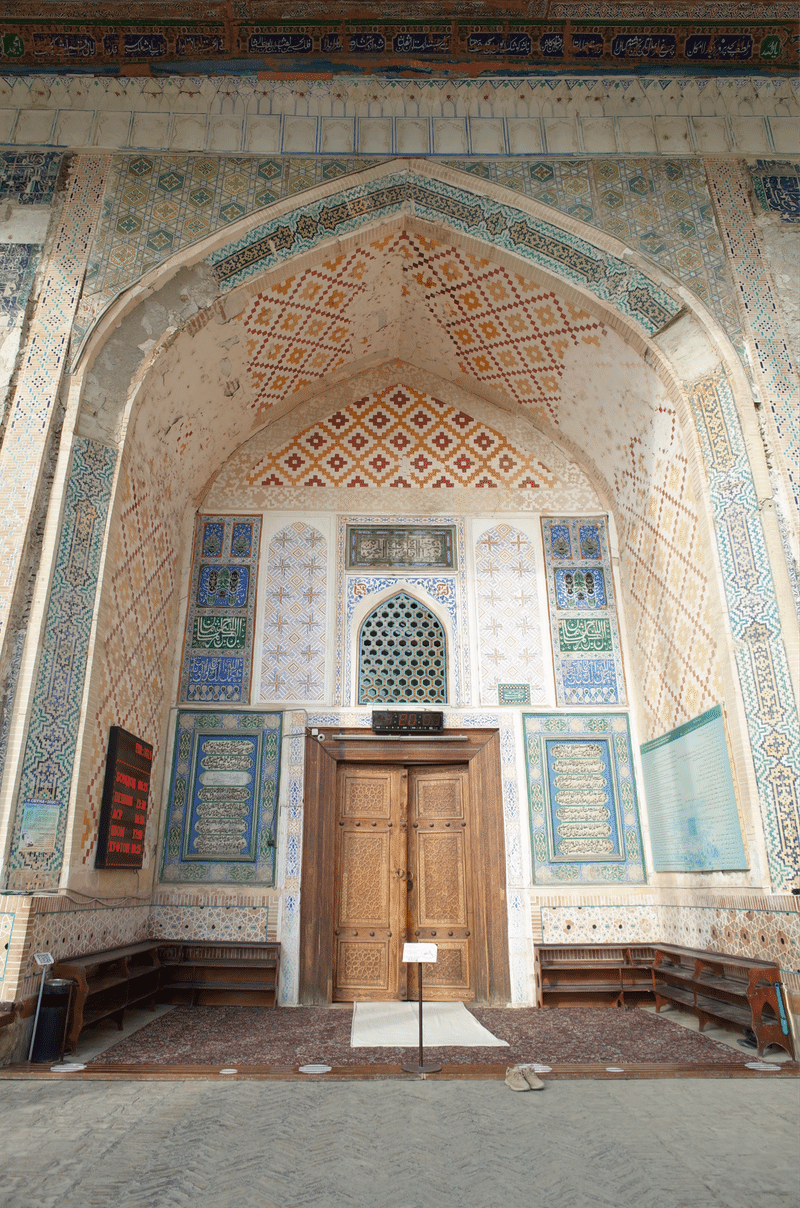 モスクの入り口
