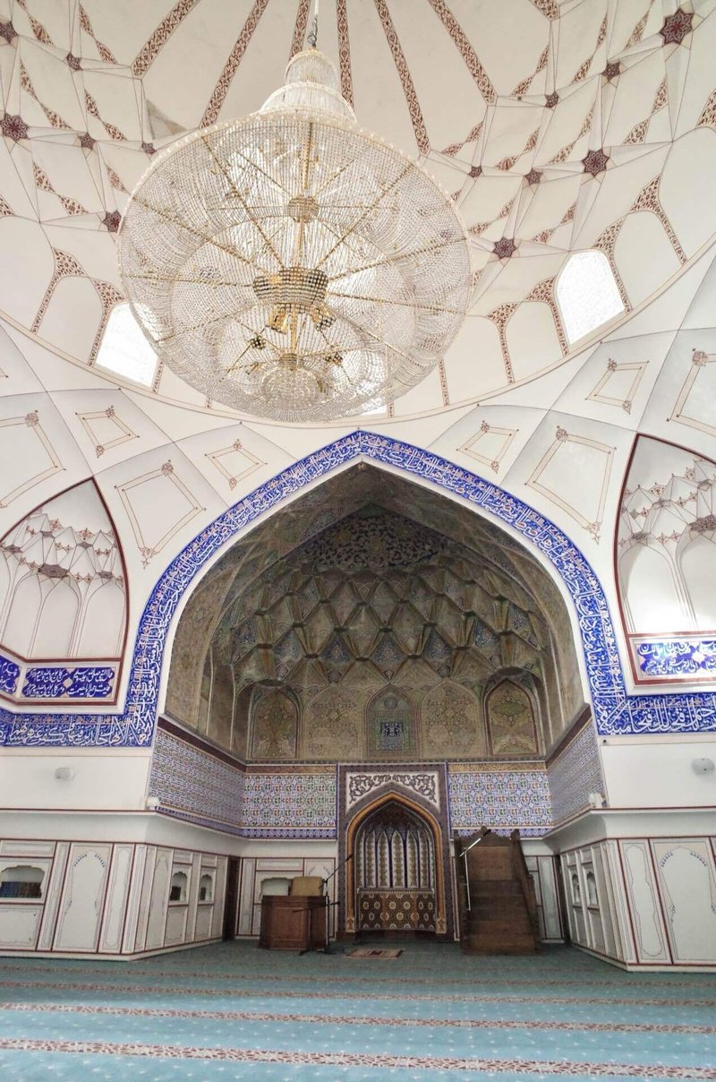 モスクの中と天井