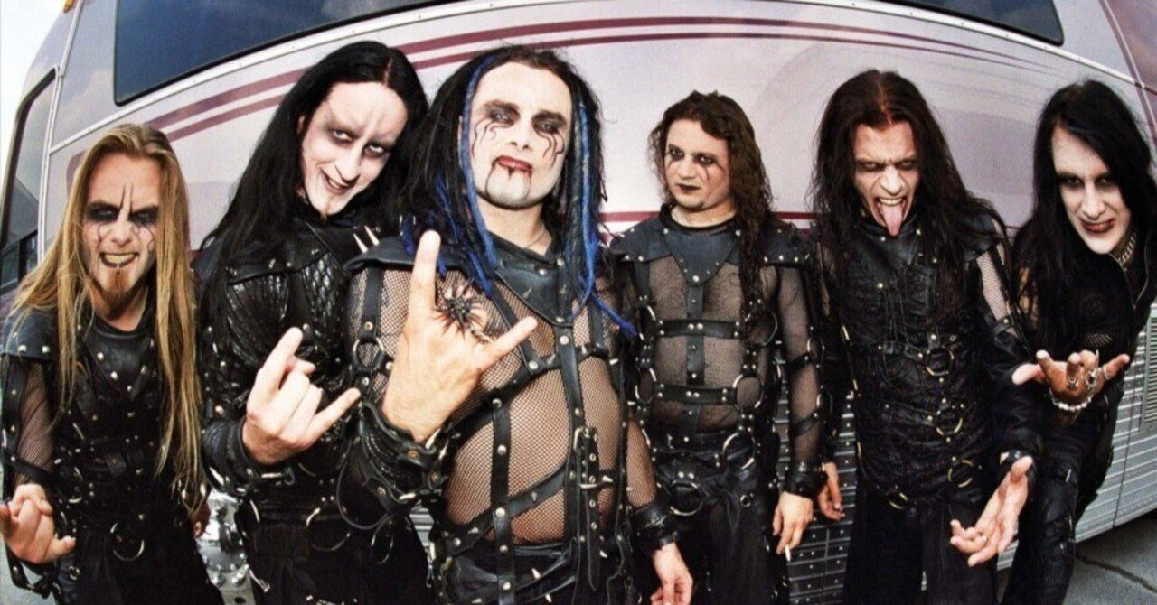 ブラックメタル界隈で最も人気があったバンドCradle of Filthを紹介