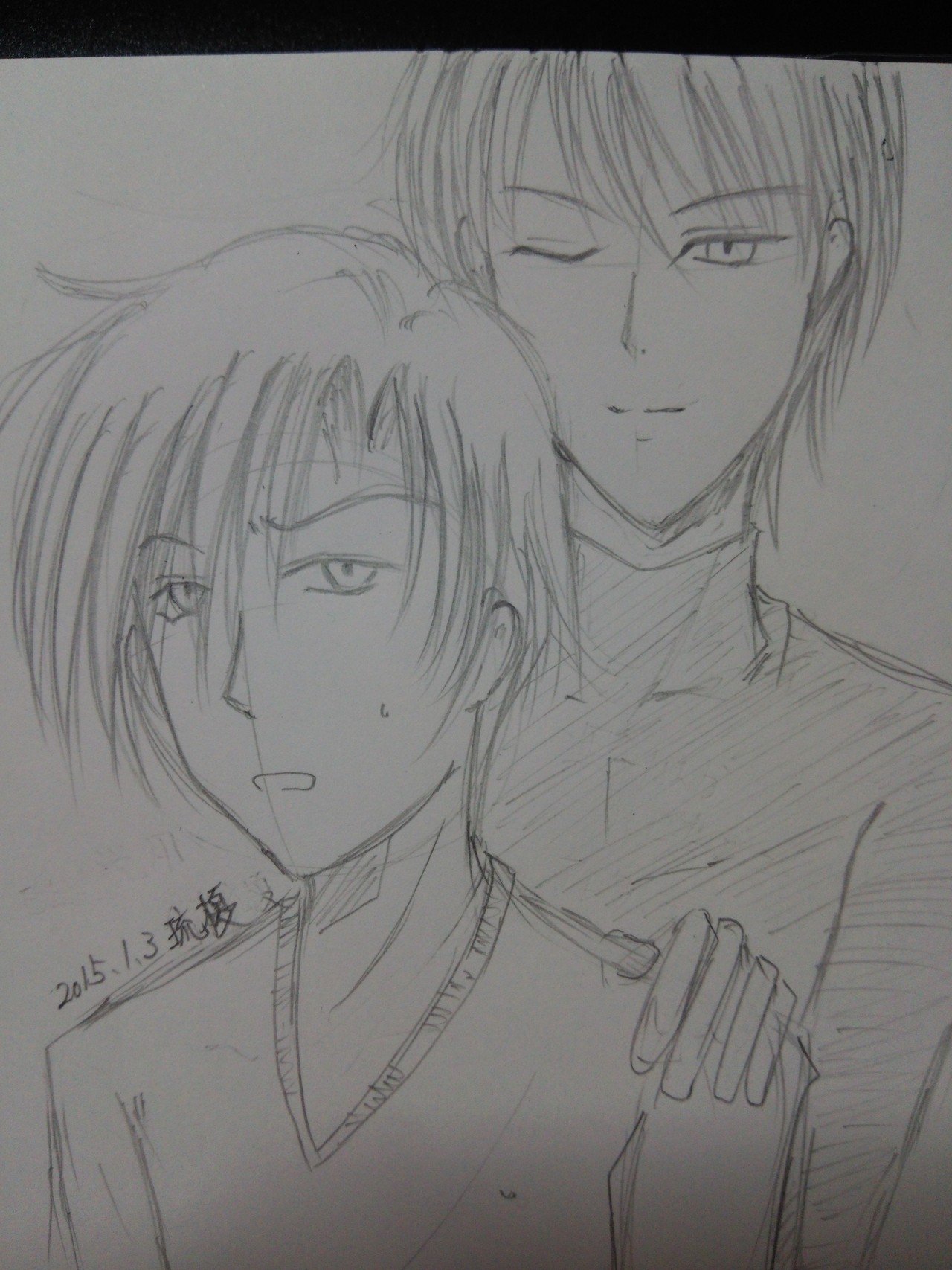 あけました 笑 今さらですがw 今年もよろしくお願いします とりあえず 久しぶりのnoteだけどbl方面のイラストを投げて逃げますw バランス悪いってわかってるけど 投げますwラフだから許してください 琉榎 Ruka オリジナルボーイズラブ ティーンズラブ 小説 ノベル