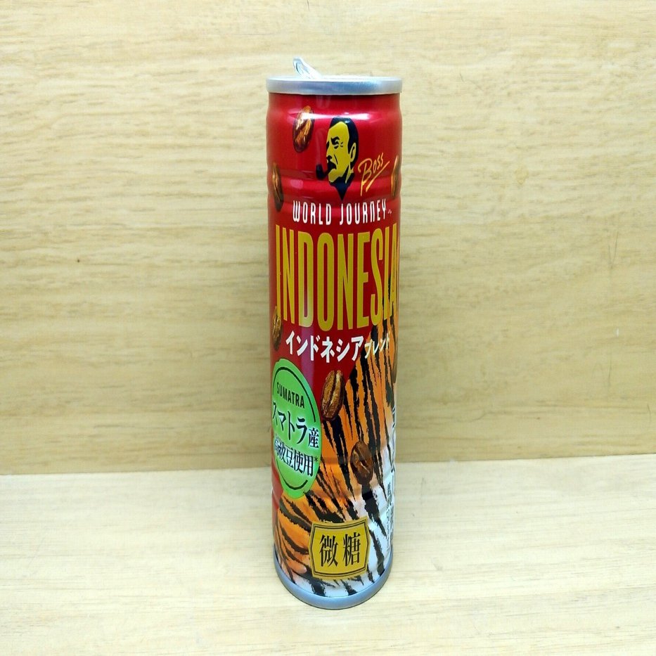 缶コーヒー】「BOSS ワールドジャーニー インドネシアブレンド」｜Yamato