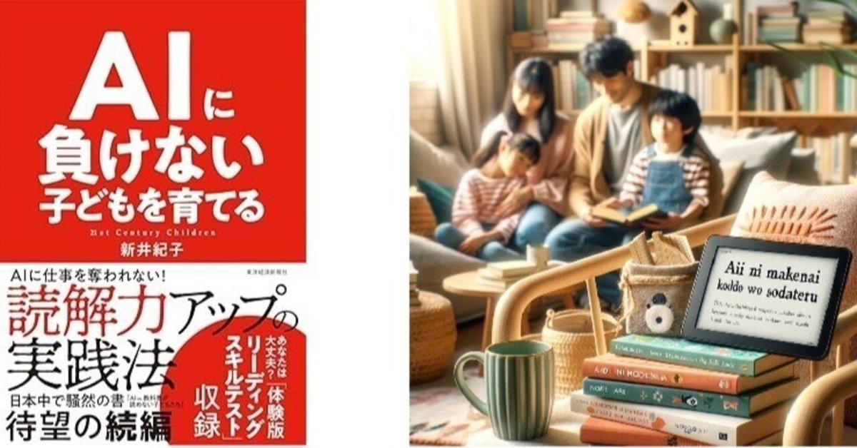 AIに負けない子どもを育てる＋AIvs教科書が読めない子どもたち