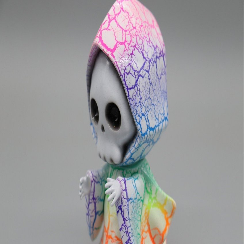 骸骨髑髏フィギュアソフビドクロガイコツペインターネット｜梅ZAWA