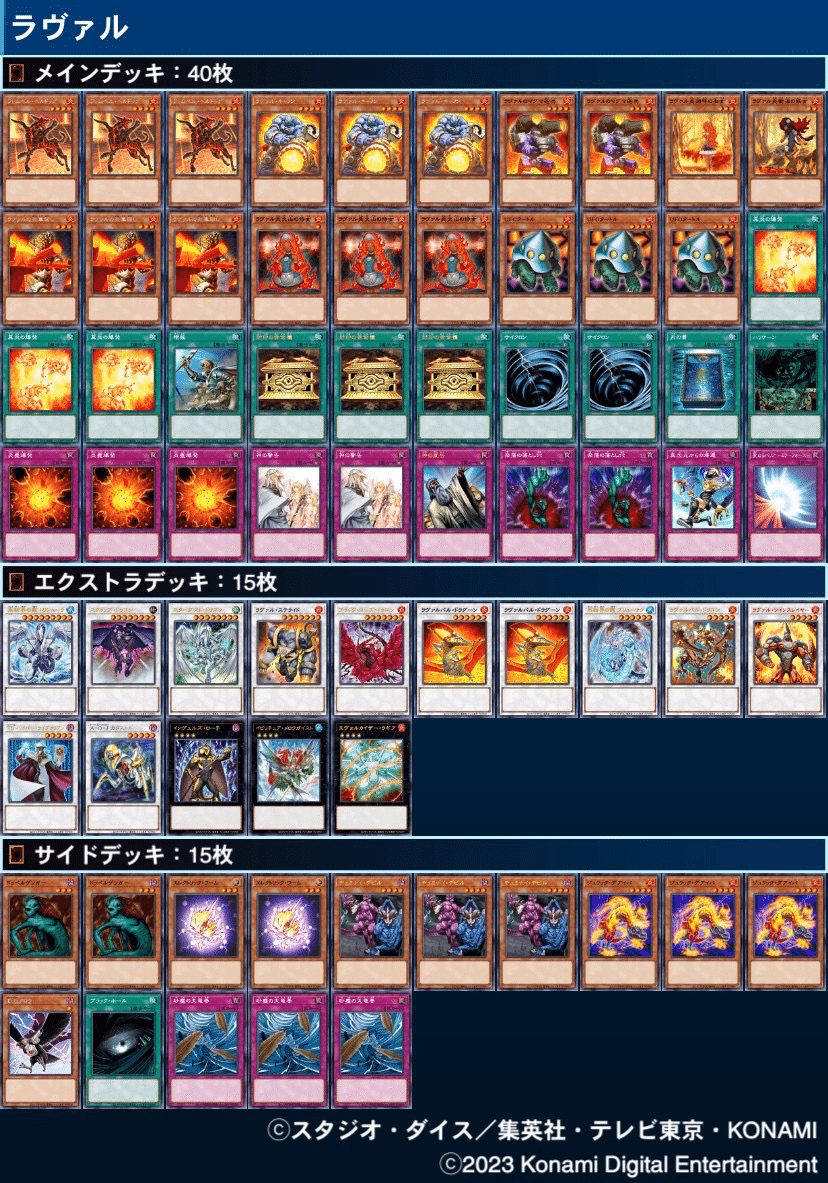 遊戯王 1103制限 寒波亭個人戦/3人チーム戦 ラヴァル｜waon