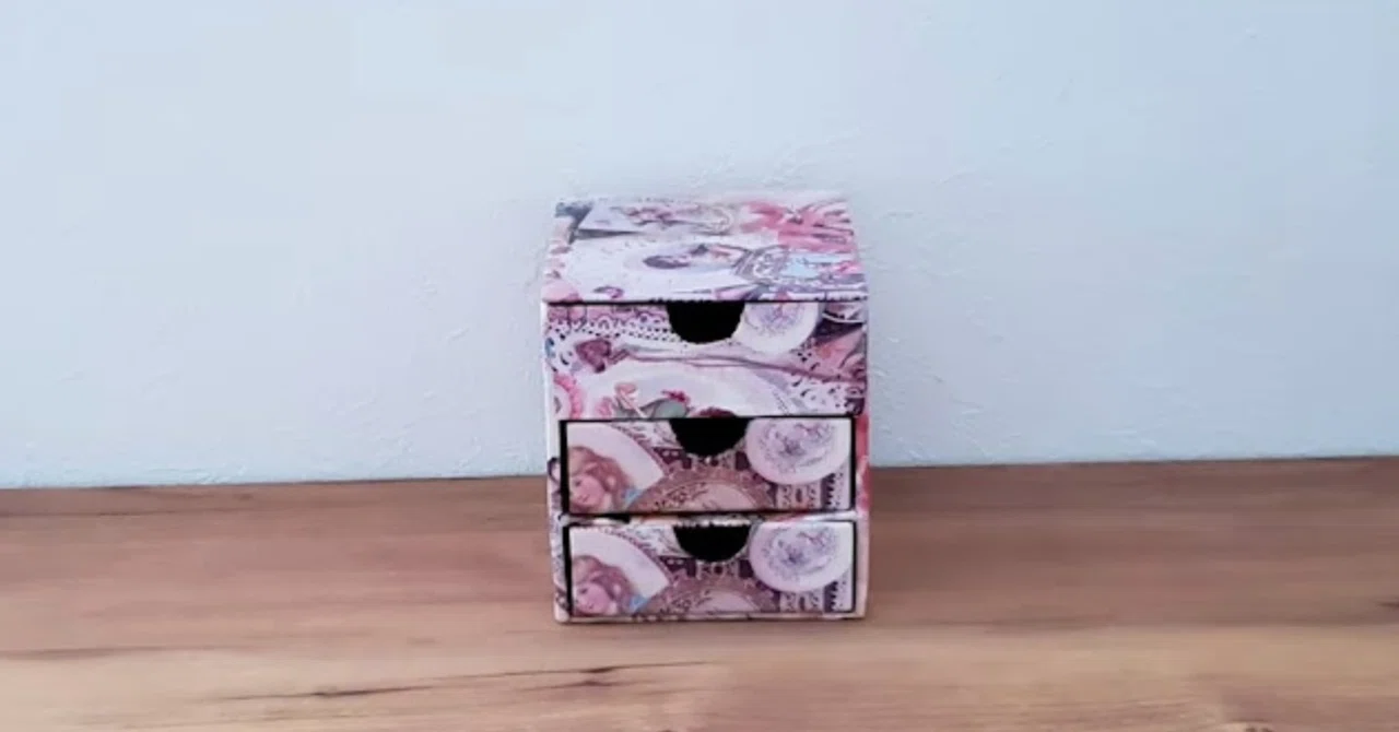 カルトナージュでリメイク①｜あしたなにつくろう