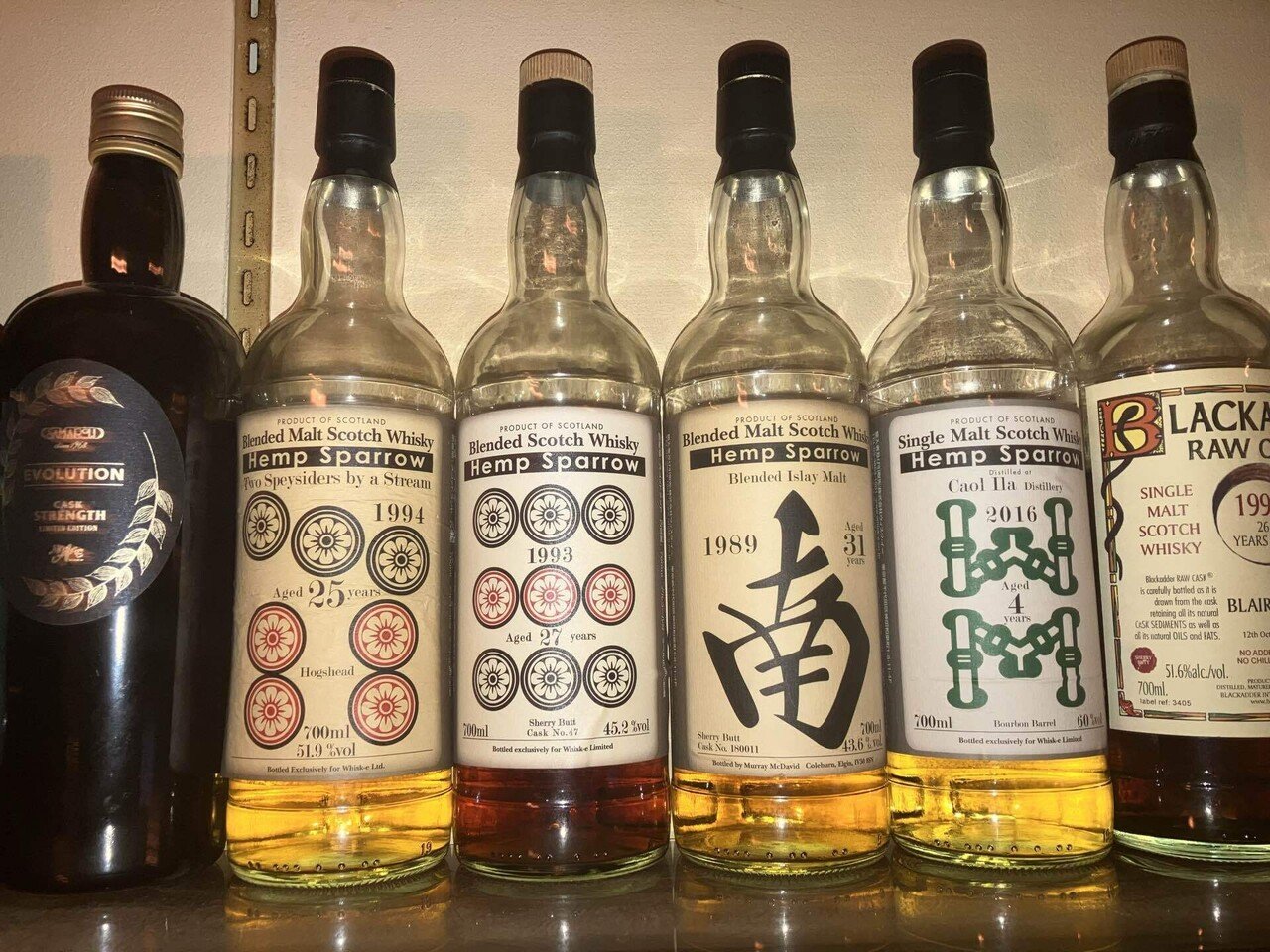 Hemp Sparrow ブレンデッドウイスキー 1989年製 31年 ヘンプスパロー