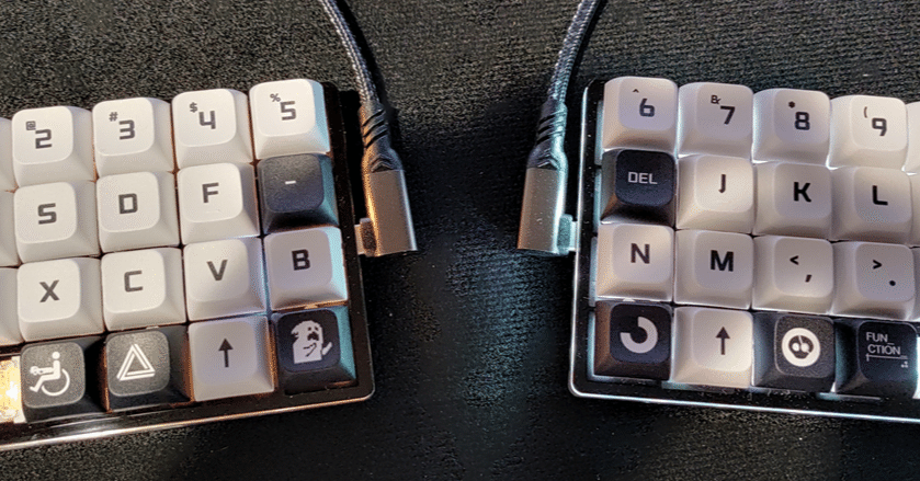 格安6000円で LetsSplit みたいな自作っぽい分割キーボードを手に入れ