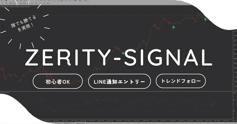 もう、あなたは勝てないトレーダーを卒業✌🎓LINE通知で兼業でも勝てる！ZERITYのロジックを裁量用に改良した最強サインツール【ZERITY-SIGNAL】