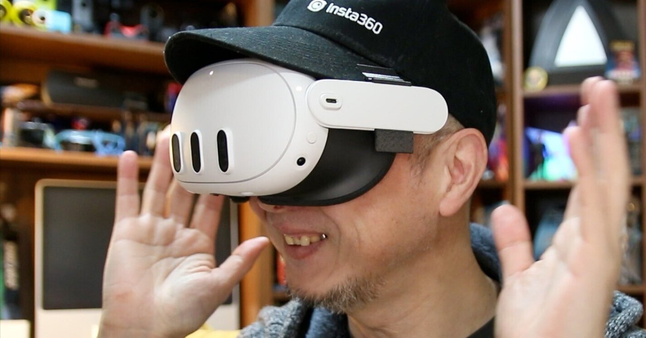 VRヘッドセットをお手軽装着♪「Quest 3 キャップクリップ」｜高松勝範 