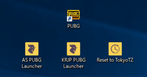 タイムゾーン変更とpubg起動の両方を一発で実行するアプリ Tz Pubg Launcher と東京タイムゾーンに一発で変更する Reset To Tokyotz が便利 Mosamosapoodle Note