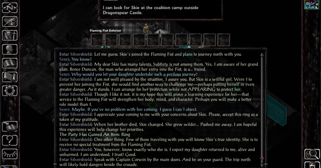 SoD, Chapter 7, Dialogue between Grand Duke Entar and the Protagonist ...
