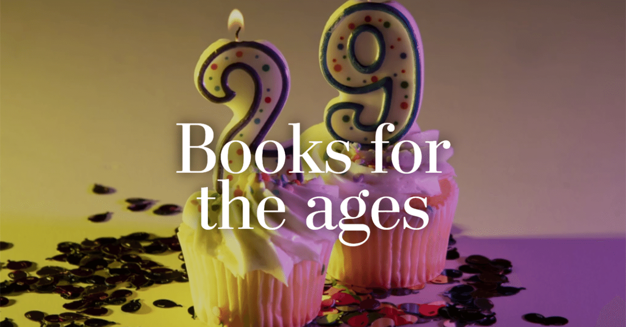 ワシントンポスト紙が1歳から100歳まで年齢別にオススメする洋書