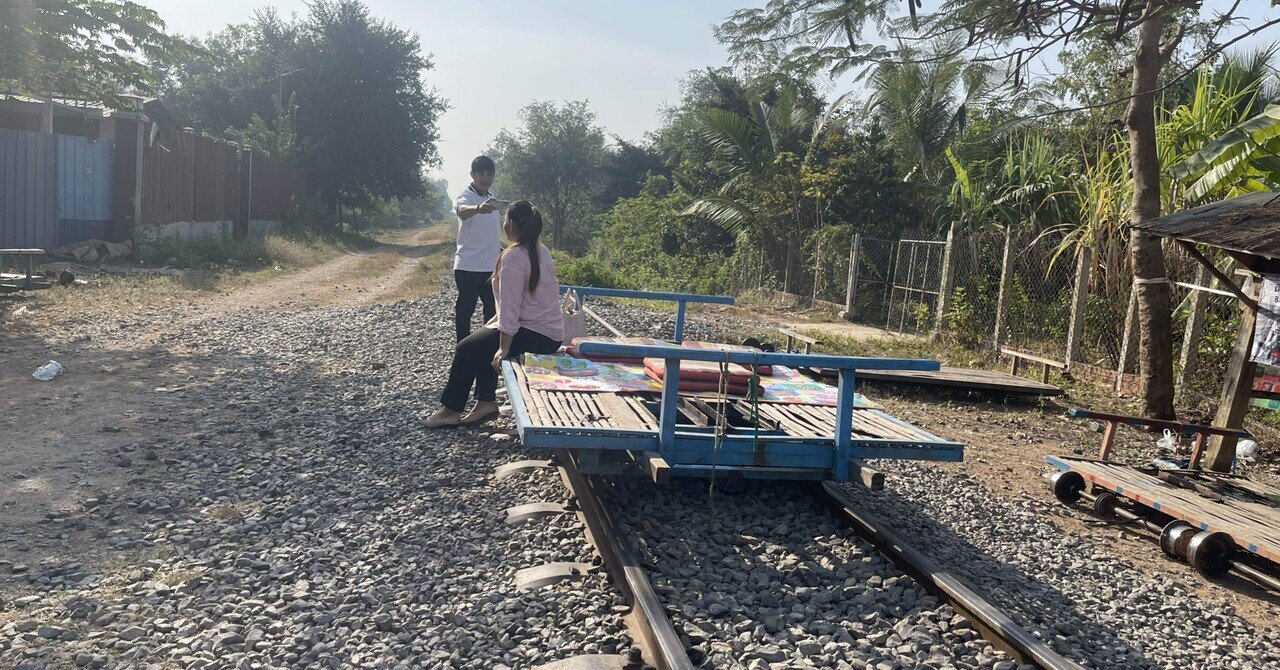 2024年カンボジア、バッタンバン州の観光地バンブートレインについて｜プレアヴィヒアガイド/カンボジアガイド