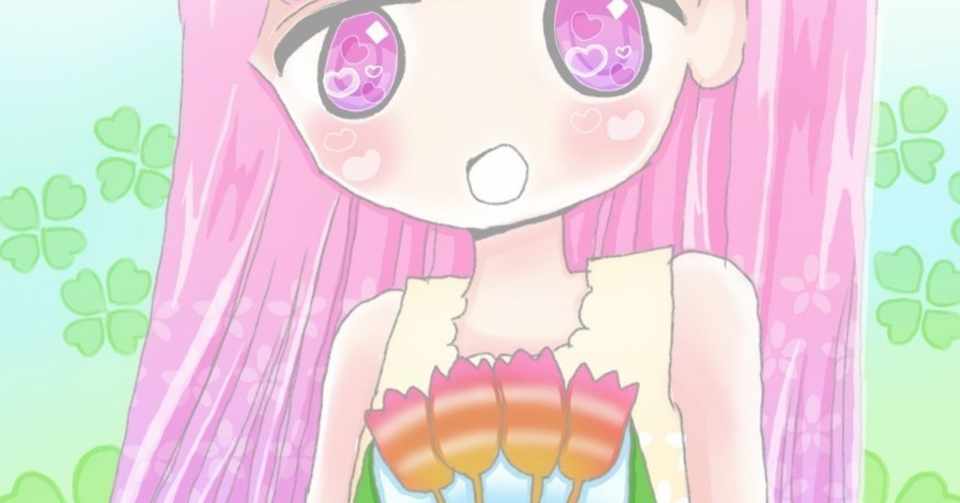 フリーイラスト カーネーションと女の子 Ccoa ここあ 育児に関わるイラストを描いています Note
