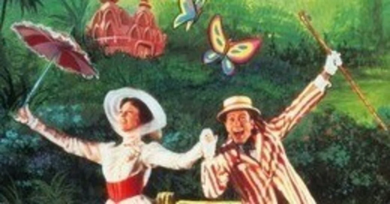 ディズニー作品 1974年 公開 メリーポピンズ B2 映画ポスター 【公式通販】